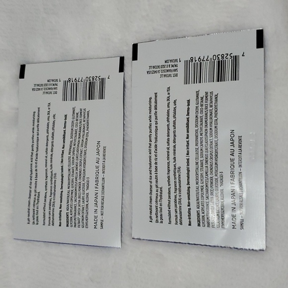 ❤️ 5for$10 Tatcha 2 Rice Wash Samples - Picture 3 of 3